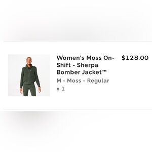 On Shift Sherpa Bomber Jacket